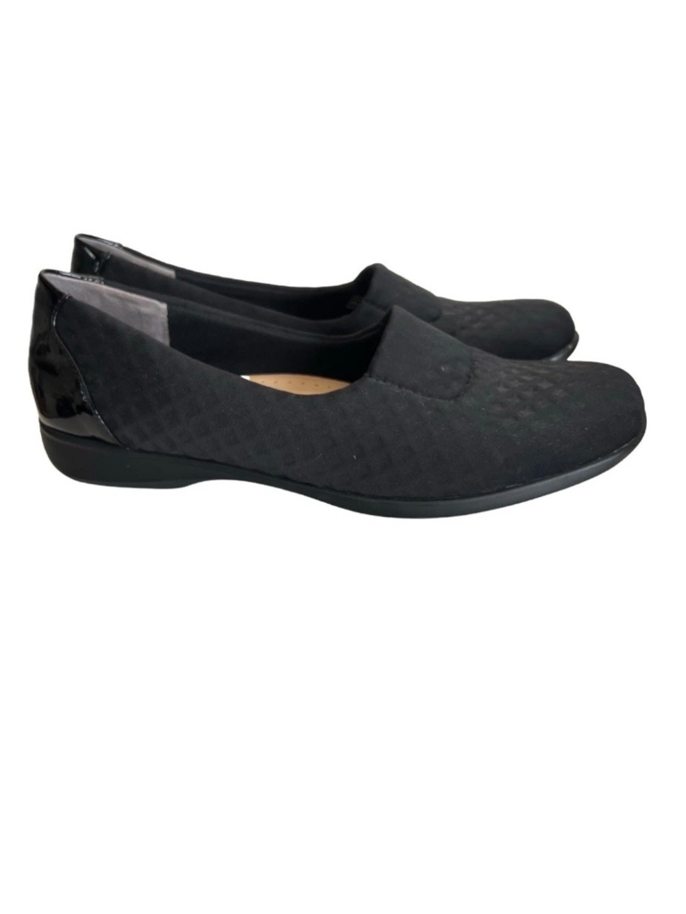 Trotters Jake Black Slip On Comfort Loafer Flats NWOB 9.5